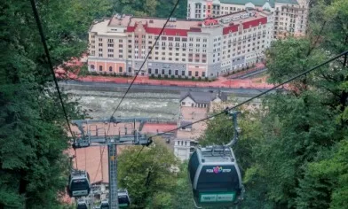 Канатные дороги курорта открыты для посещения, фото 1 - круглогодичный курорт «Роза Хутор»