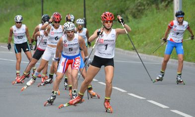 13 августа на «Роза Хутор» прошли соревнования в рамках Чемпионата России по лыжным гонкам (лыжероллерам), фото 1 - круглогодичный курорт «Роза Хутор»