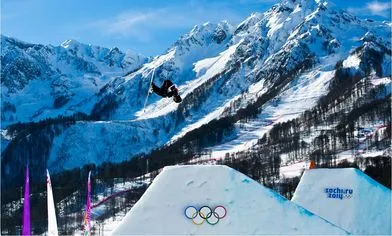 Первые в истории олимпийские соревнования по слоупстайлу прошли в Экстрим-парке «Роза Хутор», фото 1 - круглогодичный курорт «Роза Хутор»